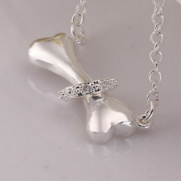 NEW Sterling silver Bone Necklace - Picture 3 of 3